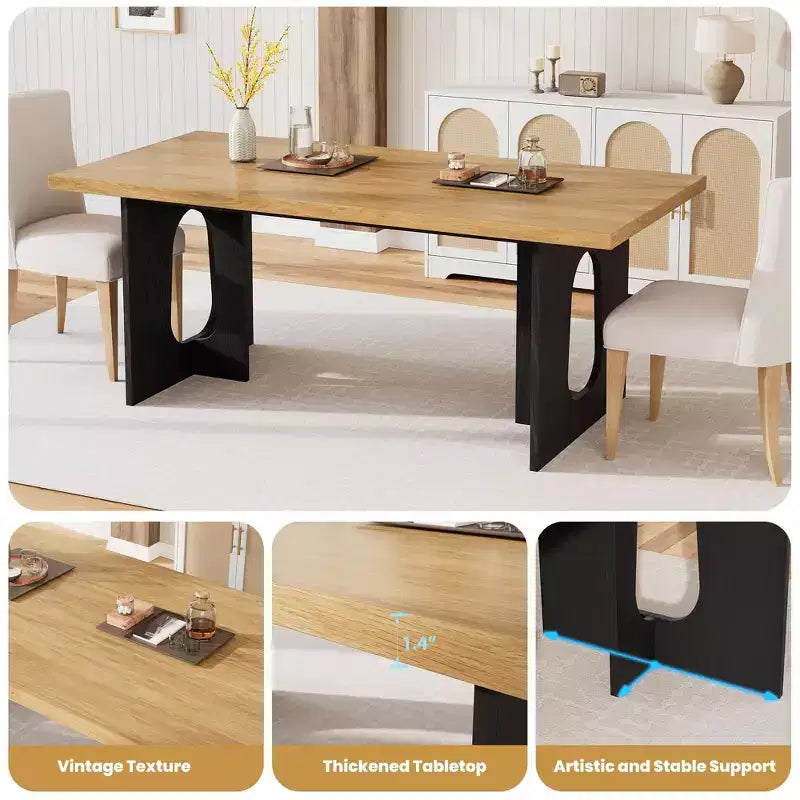 Tavolo da pranzo rettangolare da 180 cm