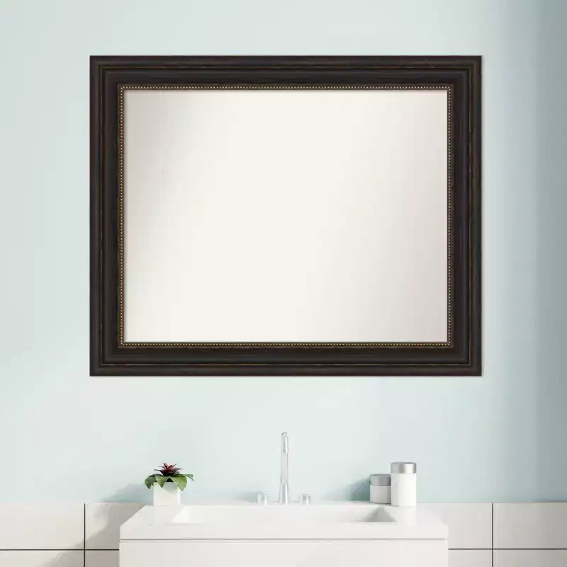 Specchio da parete per bagno Accent Bronze non bisellato