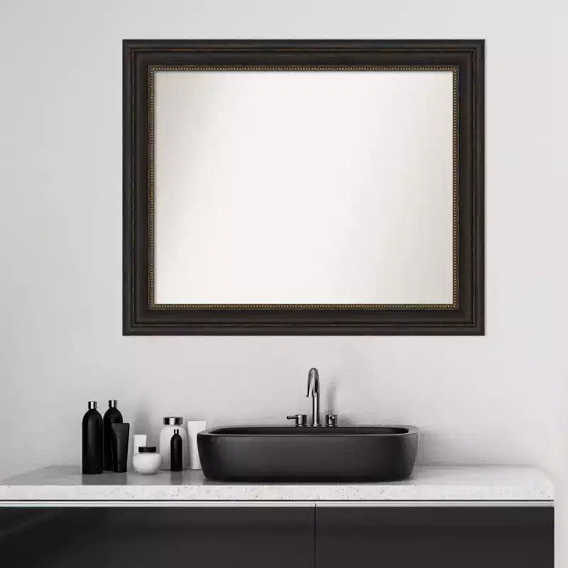 Specchio da parete per bagno Accent Bronze non bisellato