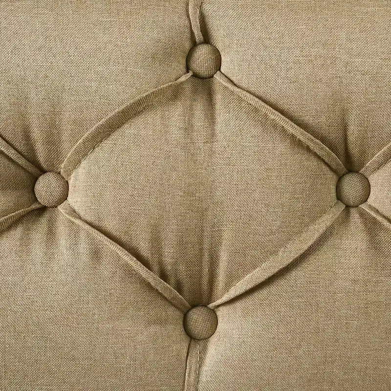 Letto a giorno imbottito singolo con rotelle